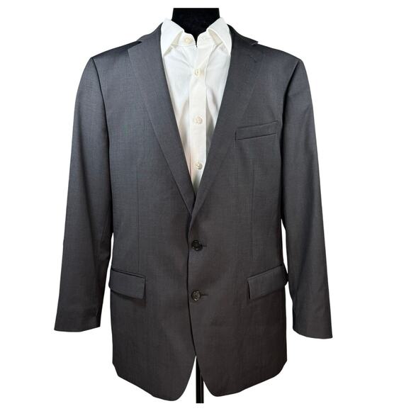 Original Penguin OsmanJ Blazer Men’s 44L Wool Blend Gray Sport Coat - Picture 1 of 7